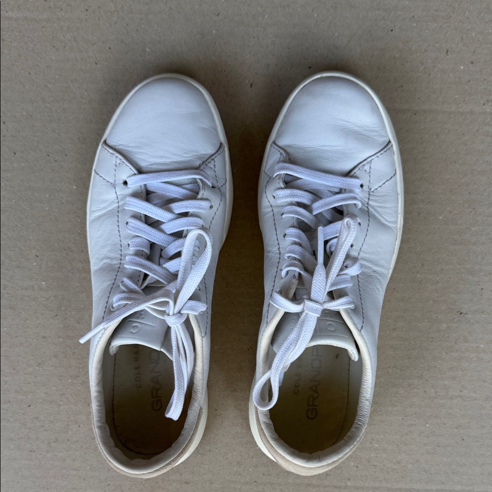 Cole Haan GrandPro Cream Sneakers
